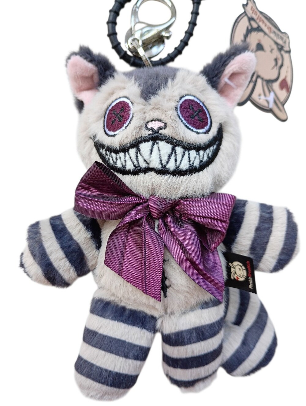 Victorian McGee’s Cheshire Cat 6" Plush Keychain • Plushie Dreadfuls • NWT